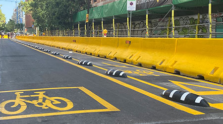 separador carril bici pantera